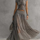 Elena | Ensemble jupe maxi et top