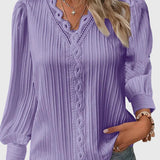 Andrea | Blouse Pullover Élégante