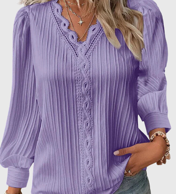 Andrea | Blouse Pullover Élégante