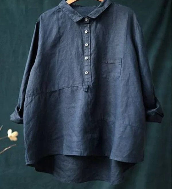 Elvie | Blouse Linne Élégante pour l'Été