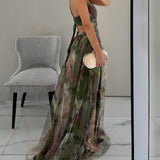 Claudia |™ Robe longue envoûtante avec imprimé floral