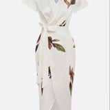 Aura | Robe Satin Botanique