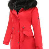 Arielle | Parka d'hiver avec doublure en fourrure douce