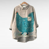 Céline | Blouse d'été élégante en lin