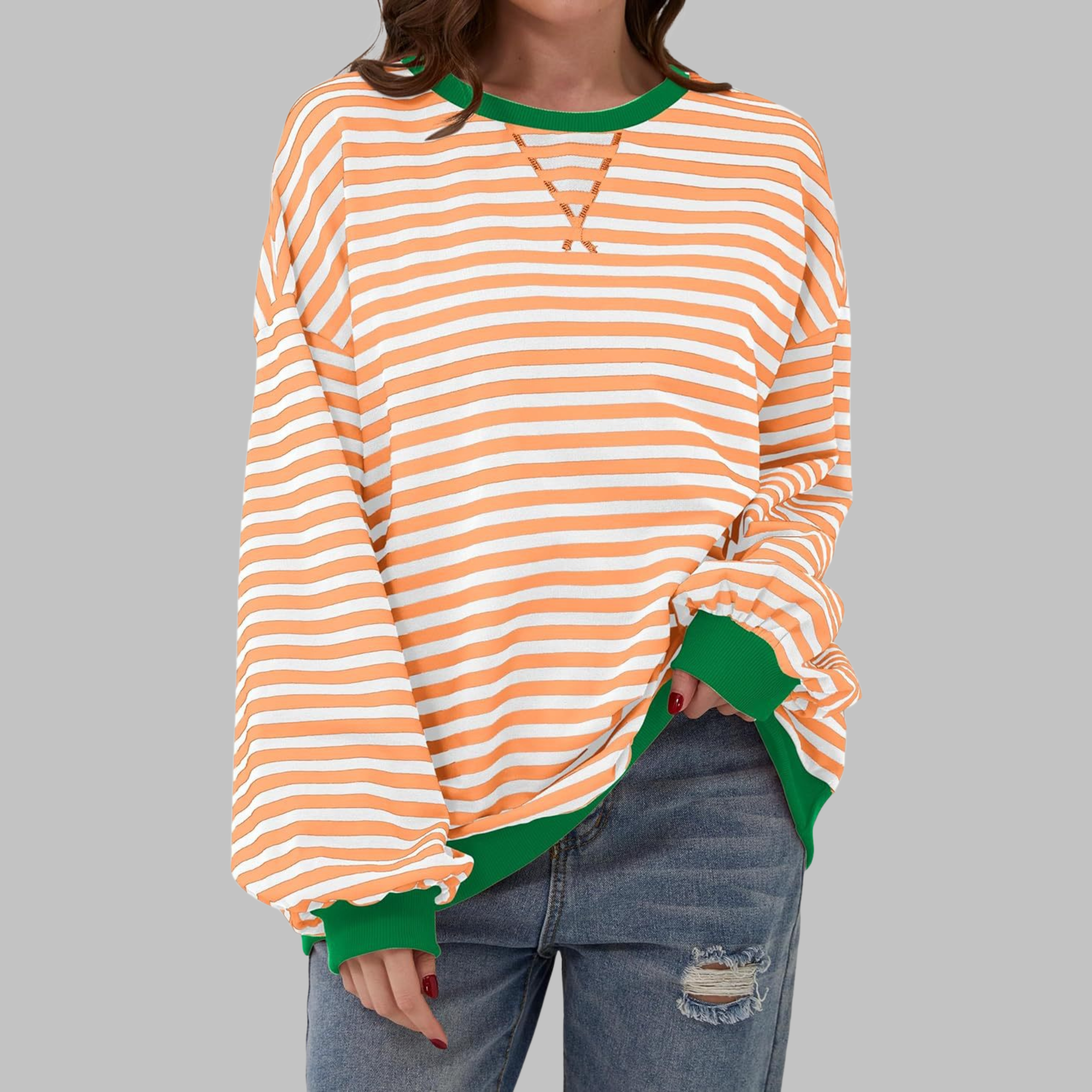 Holly | Pull Rayé
