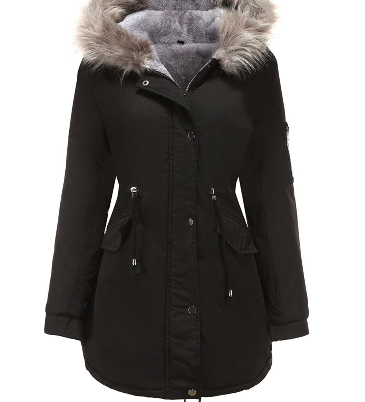 Arielle | Parka d'hiver avec doublure en fourrure douce