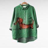Cloé | Blouse d'été élégante en lin