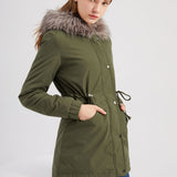 Arielle | Parka d'hiver avec doublure en fourrure douce