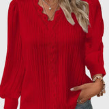 Andrea | Blouse Pullover Élégante