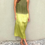 María | Robe maxi fluide avec dégradé élégant