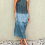 María | Robe maxi fluide avec dégradé élégant