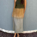 María | Robe maxi fluide avec dégradé élégant