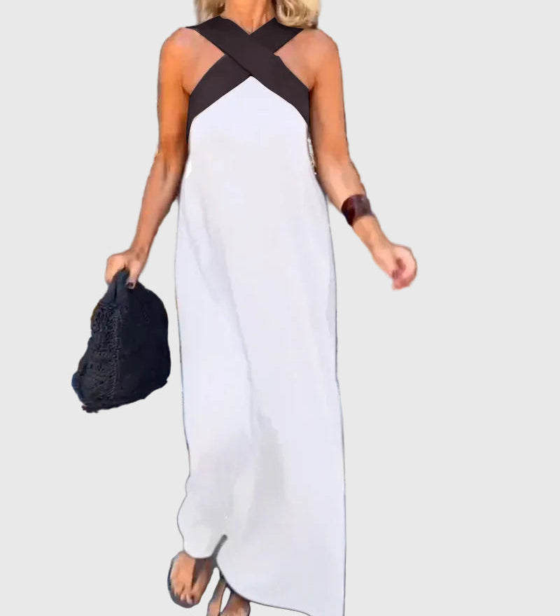 Elena | Robe Maxi Fluide Élégante
