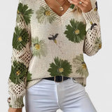 Aurelia | Pull élégant avec design floral