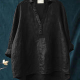 Andrea | Blouse d'été élégante en lin