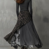 Bárbara | Robe maxi bohème à imprimé animal