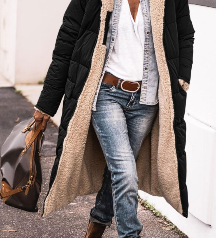 Sophia | Manteau Réversible Élégant et Confortable
