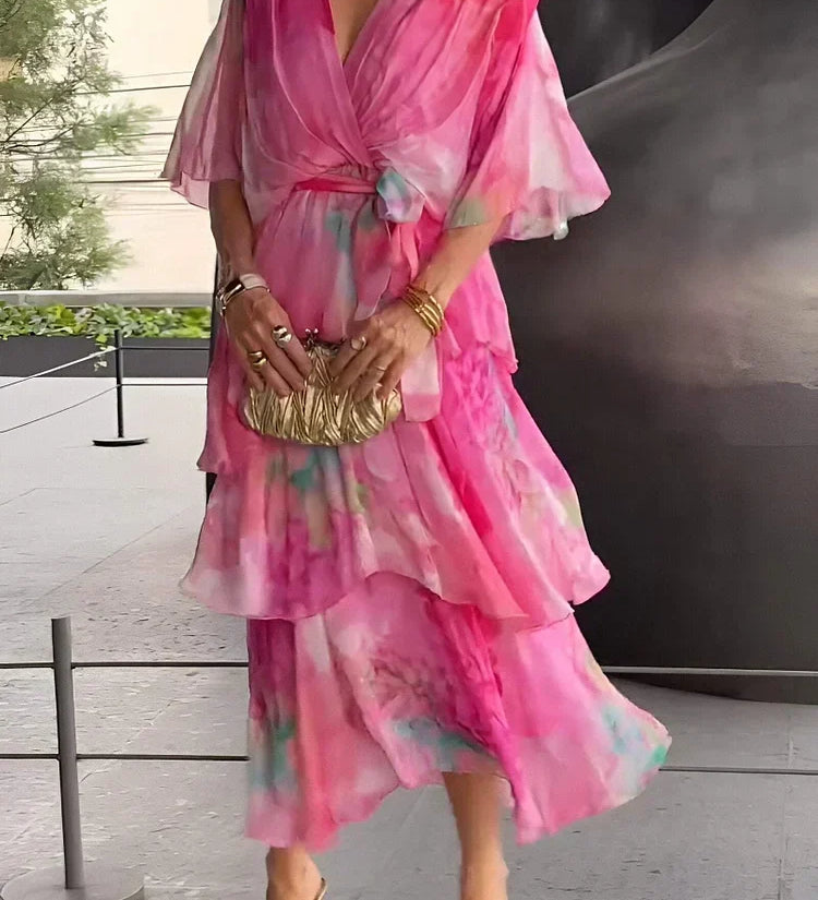 Cassia – Robe élégante en chiffon
