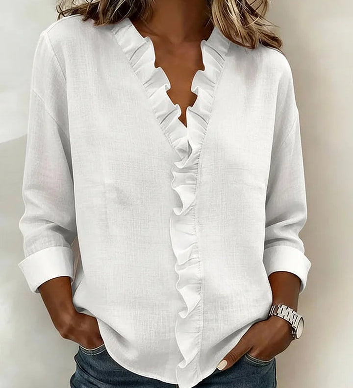 Susan | Blouse Volante Élégante