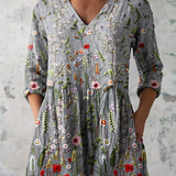 Amélie | Blouse Longue avec Décolleté en V