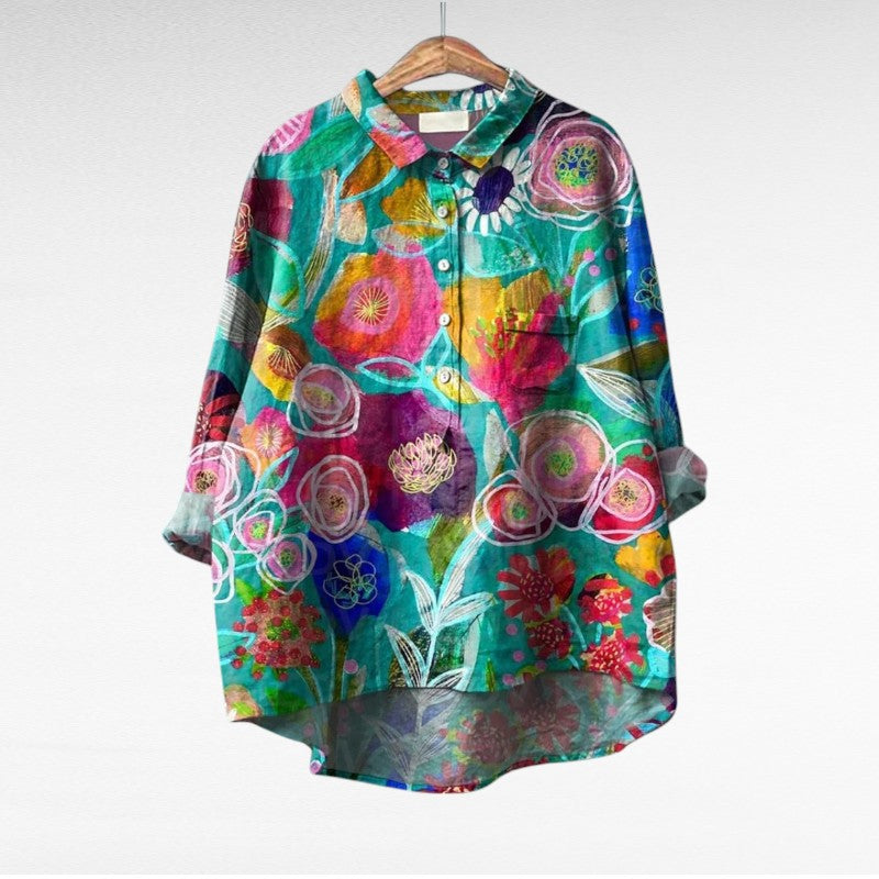 Thérèse | Blouse d'été élégante en lin