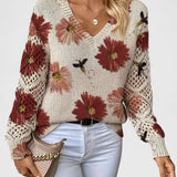 Aurelia | Pull élégant avec design floral