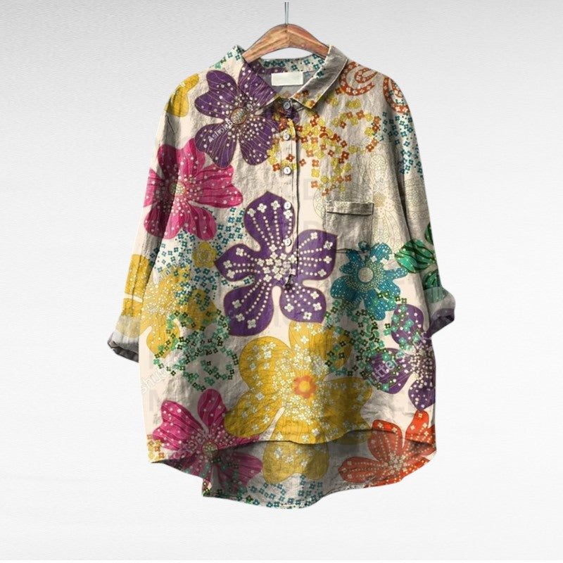 Thérèse | Blouse d'été élégante en lin