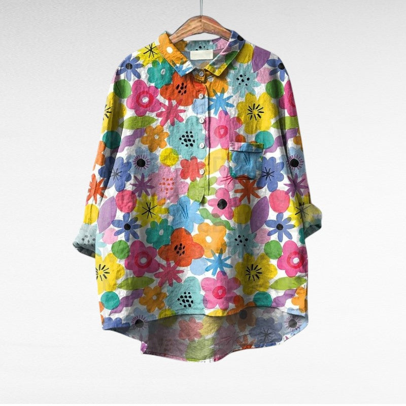 Thérèse | Blouse d'été élégante en lin