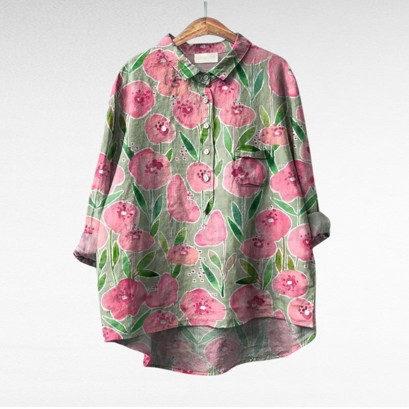 Thérèse | Blouse d'été élégante en lin
