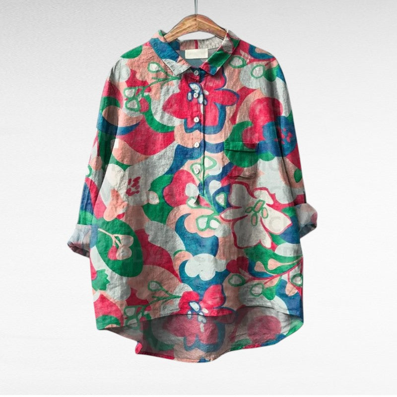 Thérèse | Blouse d'été élégante en lin