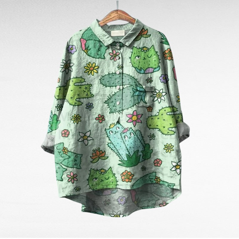 Thérèse | Blouse d'été élégante en lin