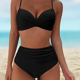 Inès | Bikini Élevé Élégant