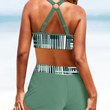 Janette | Bikini à taille haute côtelé