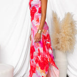 Yanira | Robe Plissée à Épaule Unique