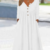 ZARA | ROBE MIDI À BOUTONS SUR LE DEVANT