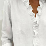 Susan | Blouse Volante Élégante