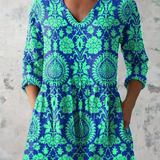Ines | Blouse Longue avec Col en V