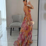 Claudia |™ Robe longue envoûtante avec imprimé floral