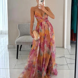 Claudia |™ Robe longue envoûtante avec imprimé floral
