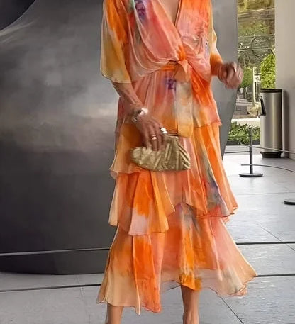 Cassia – Robe élégante en chiffon