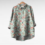 Claire | Blouse d'été élégante en lin