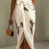 Aura | Robe Satin Botanique