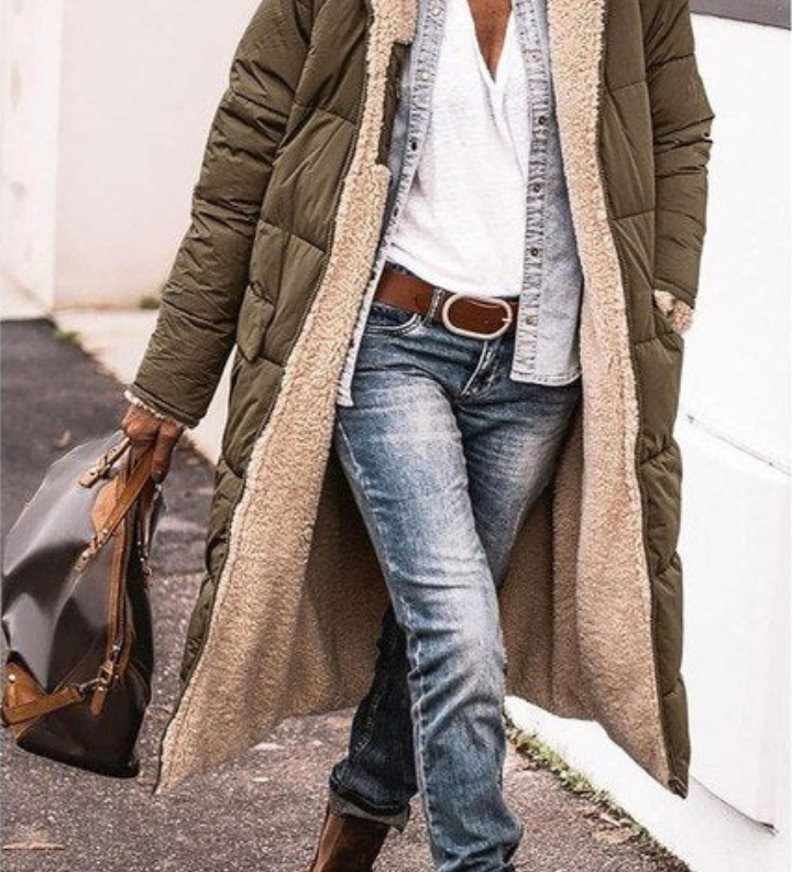 Sophia | Manteau Réversible Élégant et Confortable
