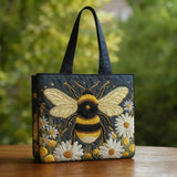 Sac Artisanal Abeille avec Marguerites et Étoiles