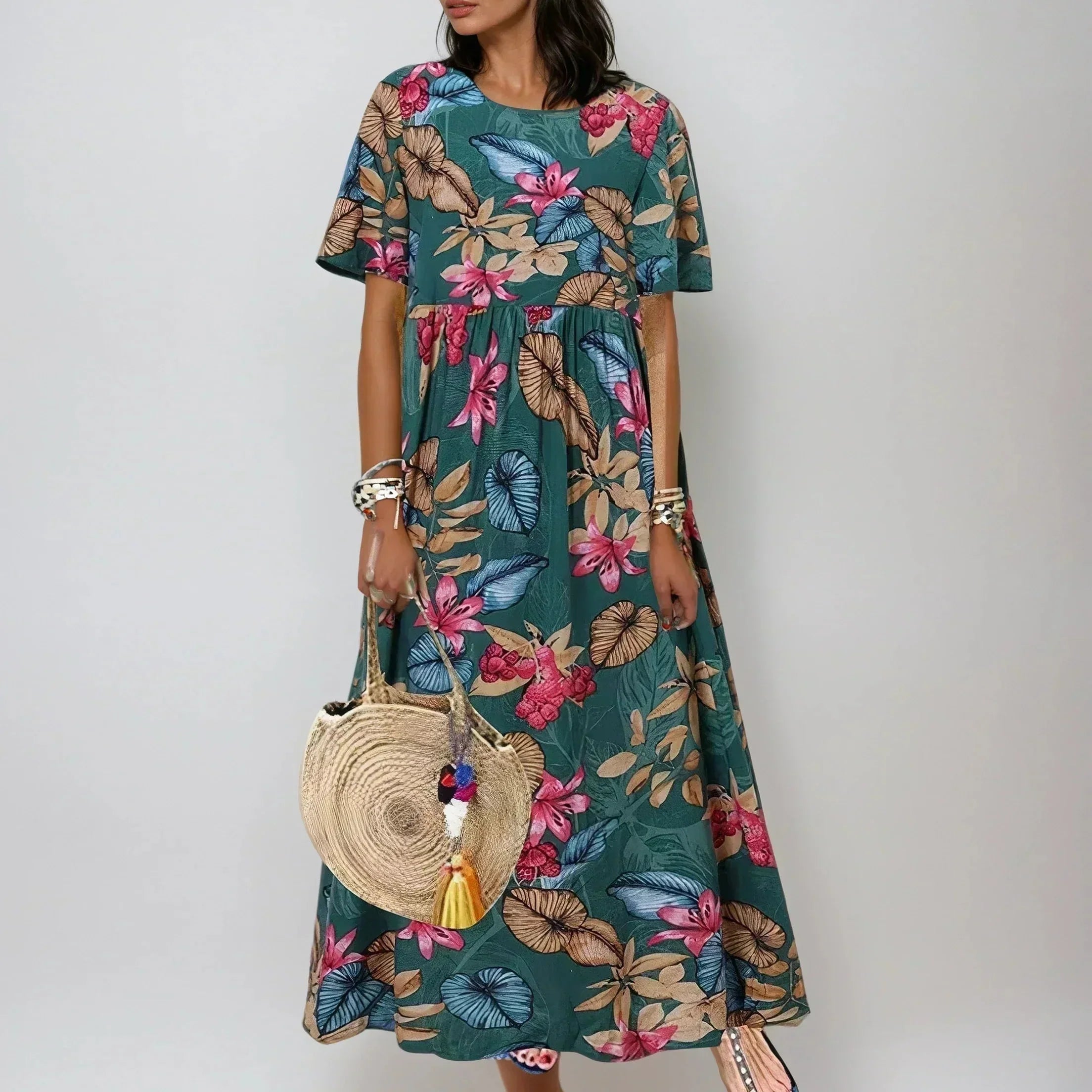Aveline – Robe d’été fleurie