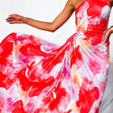 Yanira | Robe Plissée à Épaule Unique