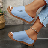 Isabelle | Mules compensées confortables
