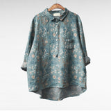 Claire | Blouse d'été élégante en lin