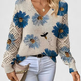 Aurelia | Pull élégant avec design floral