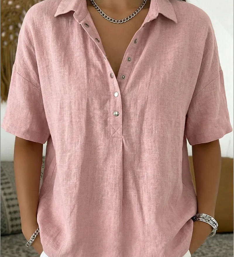 Nora – Blouse Krage Élégante